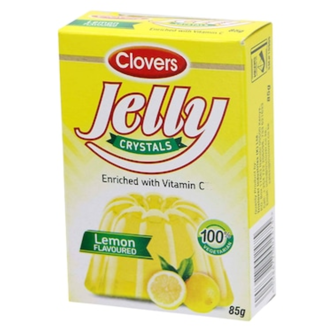 CLOVERS JELLY CRYSTALS LEMON 85G